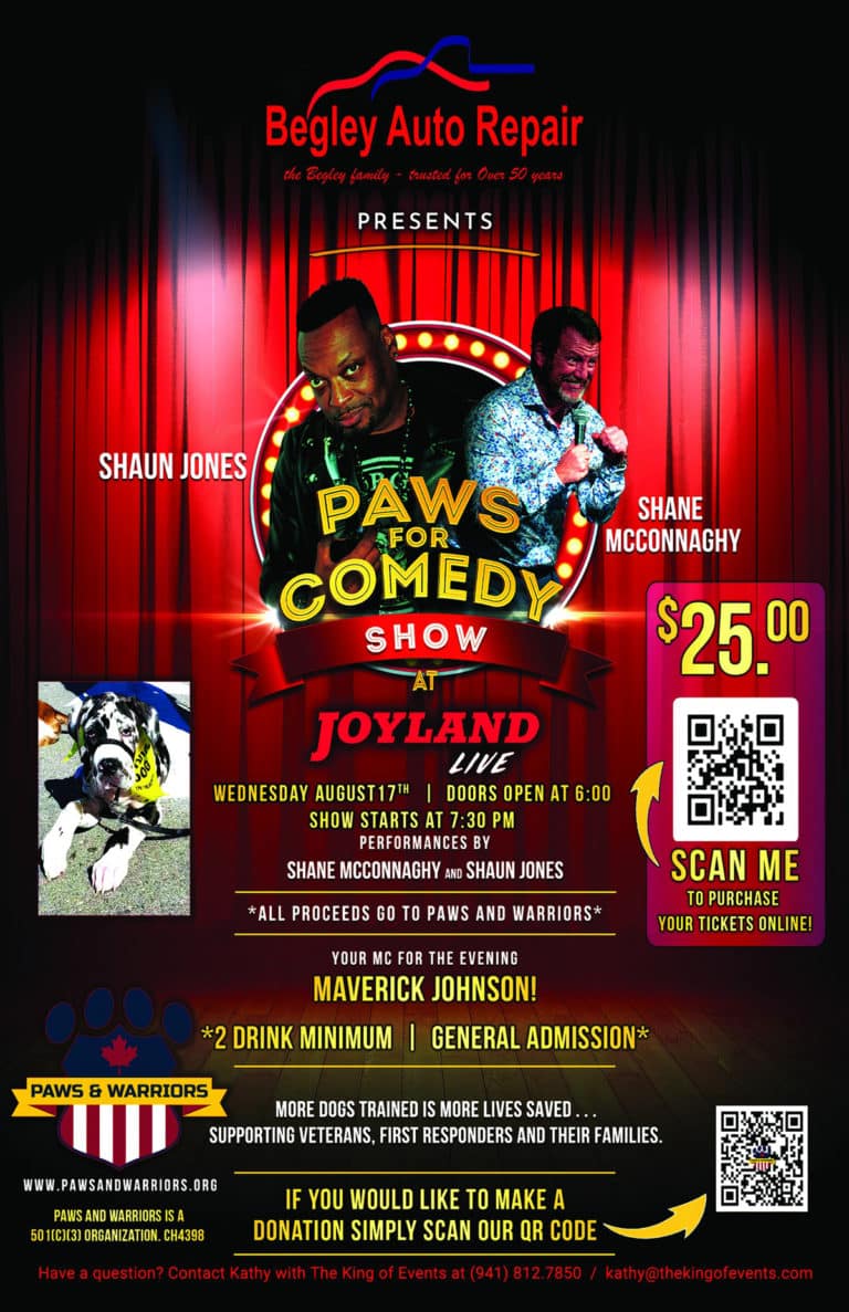 Paws for Comedy Charity Comedy Show